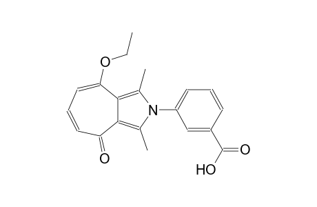 benzoic acid, 3-(4-ethoxy-1,3-dimethyl-8-oxocyclohepta[c]pyrrol-2(8H)-yl)-