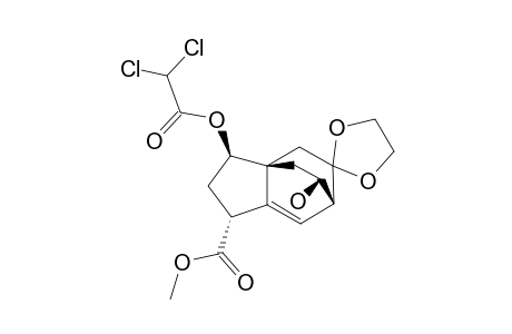 METHYL-(1R,3R,3AR,6R,8R)-3-DICHLOROACETOXY-5,5-ETHYLENEDIOXY-8-HYDROXY-1,2,3,4,5,6-HEXAHYDRO-3A,6-ETHANO-3AH-INDENE-1-CARBOXYLATE