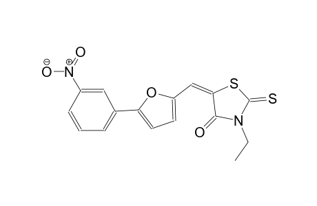 4-thiazolidinone, 3-ethyl-5-[[5-(3-nitrophenyl)-2-furanyl]methylene]-2-thioxo-, (5E)-