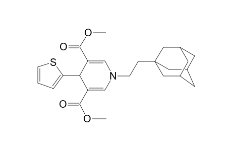 1-[2-(1-adamantyl)ethyl]-4-(2-thienyl)-4H-pyridine-3,5-dicarboxylic acid dimethyl ester