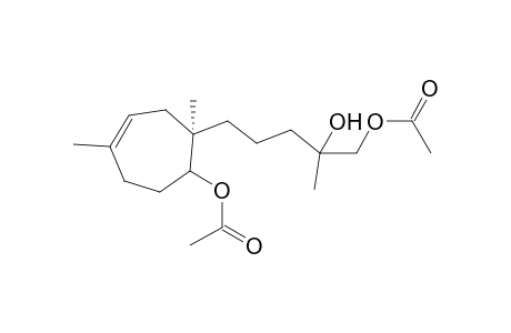 6-Acetoxy-3,7-dimethyl-7-(4-acetoxymethyl-4-hydroxypentyl)-2-cycloheptene