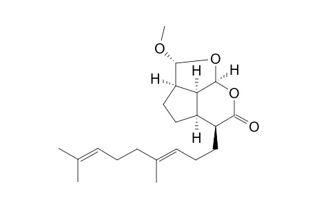 (2R,2aR,4aS,5S,7aS,7bS)-5-[(3E)-4,8-Dimethyl-3,7-nonadienyl]-2-methoxy-2a,3,4,4a,5,6,7a,7b-octahydro-2H-1,7-dioxacyclopenta[c,d]indene-6-one