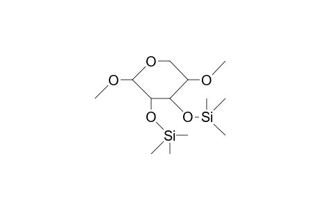 Methyl-4-O-methyl-2,3-bis-O-trimethylsilyl.beta.-D-xylopyranosid