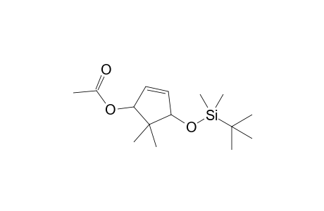 5,5-Dimethyl-4-acetoxy-1-((tert-butyldimethylsilyl)oxy)-2-cyclopentene