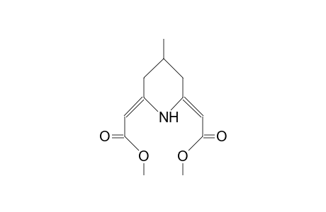 (Z,Z)-4-Methyl-2,6-piperidinediylidene-diacetic acid, dimethyl ester