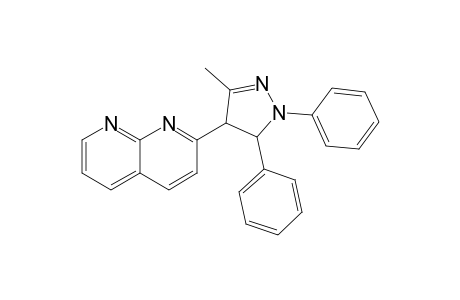 2-(3-Methyl-1,5-diphenyl-2-pyrazolin-4-yl)-1,8-naphthyridine