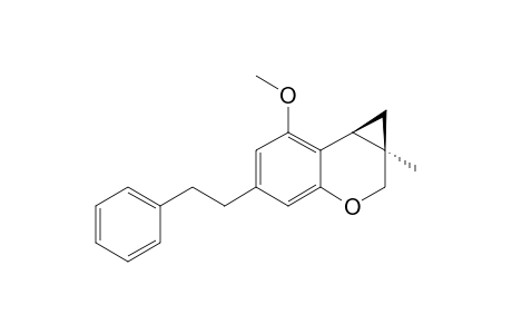 RADULANIN-J;3-METHYL-6-METHOXY-8-(2-PHENYLETHYL)-3,5-CYCLOPROPANOCHROMAN
