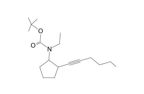 t-Butyl-N-ethyl-[2-(hex-1'-ynyl)cyclopentyl]-carbamate