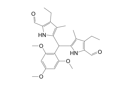 1H-Pyrrole-2-carboxaldehyde, 5,5'-[(2,4,6-trimethoxyphenyl)methylene]bis[3-ethyl-4-methyl-