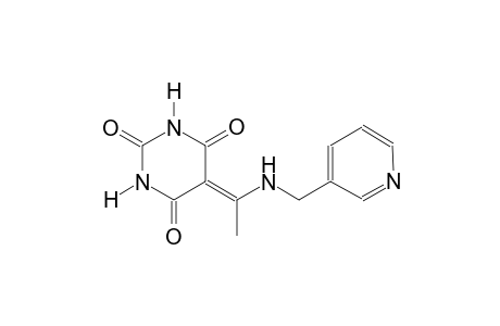 5-{1-[(3-pyridinylmethyl)amino]ethylidene}-2,4,6(1H,3H,5H)-pyrimidinetrione