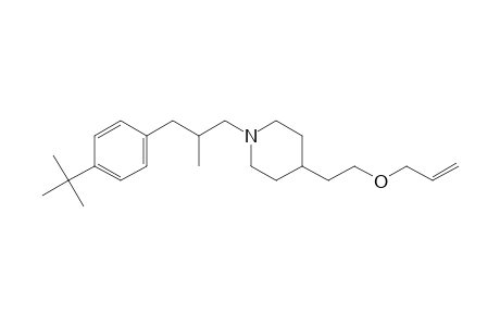 Piperidine, 1-[3-[4-(1,1-dimethylethyl)phenyl]-2-methylpropyl]-4-[2-(2-propenyloxy)ethyl]-