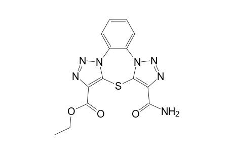 Ethyl 8-carbamoyldi[1,2,3]triazolo[1,5-a:5',1'-d][3,1,5]benzothiadiazepine-10-carboxylate