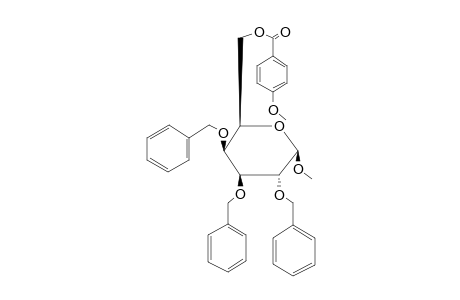 Methyl 2,3,4-tribenzyl-6-anisoyl-.beta.-D-galactopyranoside