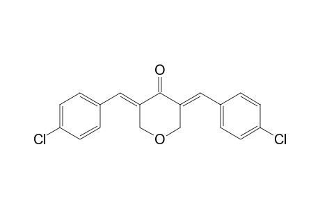 (3E,5E)-3,5-Bis(4-chlorobenzylidene)-tetrahydropyran-4-one