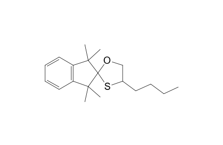 1,1,3,3-Tetramethyl-4'-butyl-spiro[indane-2,2'-(1,3)oxathiolane]