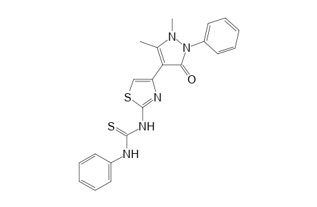 N-[4-(2,5-dihydro-2,3-dimethyl-5-oxo-1-phenyl-1H-pyrazol-4-yl)thiazol-2-yl]-N'-phenylthiourea