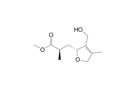 (R)-3-((R)-3-Hydroxymethyl-4-methyl-2,5-dihydro-furan-2-yl)-2-methyl-propionic acid methyl ester