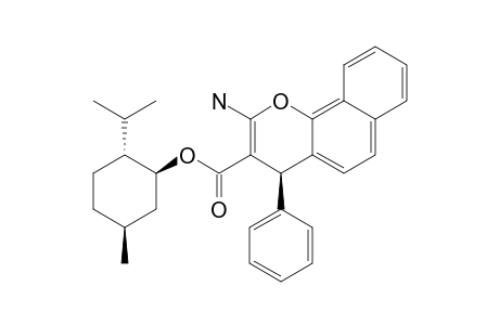 (4S)-2-AMINO-3-[(1'R,2'S,5'R)-MENTHYLOXYCARBONYL]-4-PHENYL-4H-NAPHTHO-[1,2-B]-PYRAN