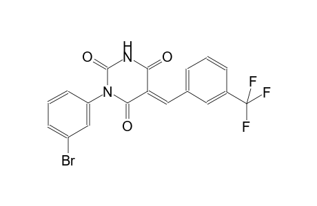 (5E)-1-(3-bromophenyl)-5-[3-(trifluoromethyl)benzylidene]-2,4,6(1H,3H,5H)-pyrimidinetrione