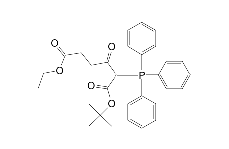 t-Butyl 5-ethoxycarbonyl-3-oxo-2-(triphenylphosphoranylidene)pentanoate
