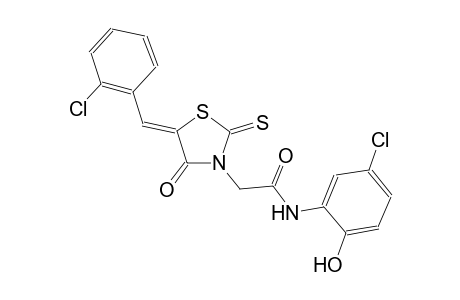3-thiazolidineacetamide, N-(5-chloro-2-hydroxyphenyl)-5-[(2-chlorophenyl)methylene]-4-oxo-2-thioxo-, (5Z)-