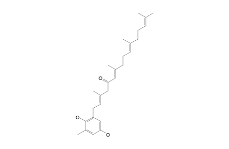 2-[(2'E,6'E,10'E)-5'-Oxo-3',7',11',15'-tetramethylhexadeca-2',6',10',14'-tetraenyl]-6-methylhydroquinone