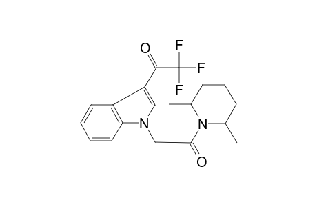 1-[1-[2-(2,6-dimethyl-1-piperidinyl)-2-oxoethyl]-3-indolyl]-2,2,2-trifluoroethanone