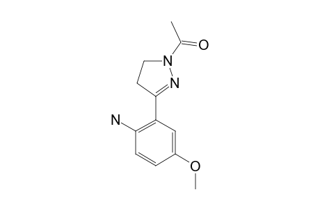 1-METHYLCARBONYL-3-(2-AMINO-5-METHOXYPHENYL)-4,5-DIHYDRO-1H-PYRAZOLE