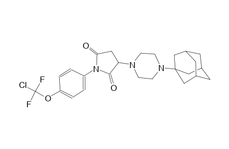 3-[4-(1-adamantyl)-1-piperazinyl]-1-[4-[chloro(difluoro)methoxy]phenyl]pyrrolidine-2,5-dione