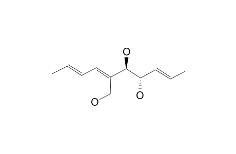 PESTALOTIOPSOL-B;(4-S*,5-R*)-(2-Z,6-Z,8-E)-4,5-DIHYDROXY-6-HYDROXYMETHYL-2,6,8-DECATRIENE