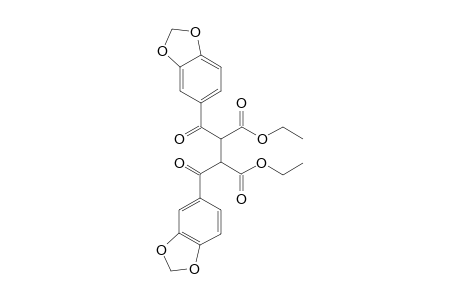 Diethyl 2,2'-bis[.beta.-(3",4"-{methylene-1,3-dioxa}benzoyl)acetate]