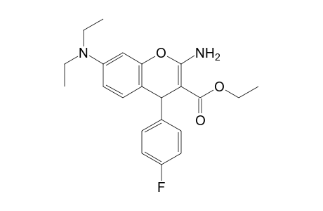 Ethyl 2-Amino-4-(4-fluorophenyl)-7-(diethylamino)-4H-chromene-3-carboxylate