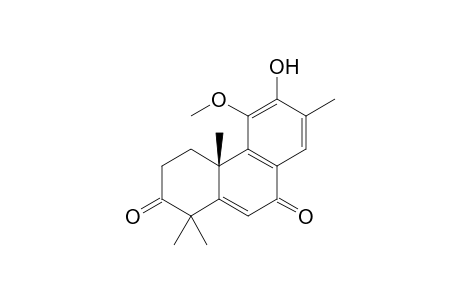 12-Hydroxy-11-methoxy-13-methylpodocarpa-5,8,11,13-tetraene-3,7-dione