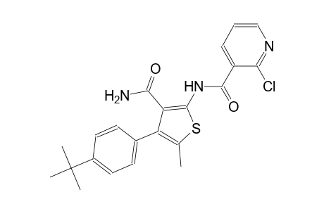 N-[3-(aminocarbonyl)-4-(4-tert-butylphenyl)-5-methyl-2-thienyl]-2-chloronicotinamide