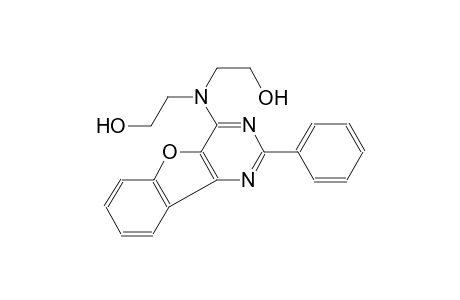 2-[(2-hydroxyethyl)(2-phenyl[1]benzofuro[3,2-d]pyrimidin-4-yl)amino]ethanol