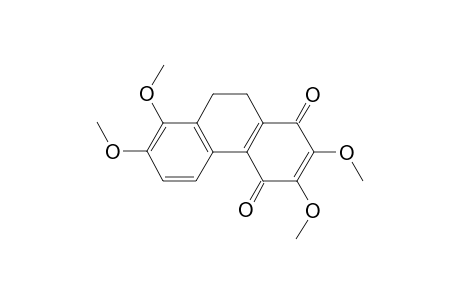 9,10-dihydro-2,3,7,8-tetramethoxy-1,4-phenanthrenequinone