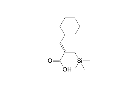 (2Z)-3-Cyclohexyl-2-[(trimethylsilyl)methyl]prop-2-enoic Acid