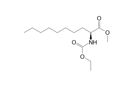 Methyl (2S)-2-(ethoxycarbonylamino)decanoate