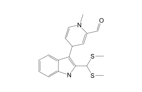 4-(2-[BIS-(METHYLTHIO)-METHYL]-3-INDOLYL)-1-METHYL-1,4-DIHYDROPYRIDINE-3-CARBALDEHYDE