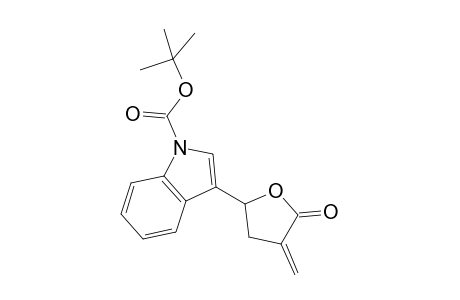 3-(4-Methylene-5-oxo-2-oxolanyl)-1-indolecarboxylic acid tert-butyl ester