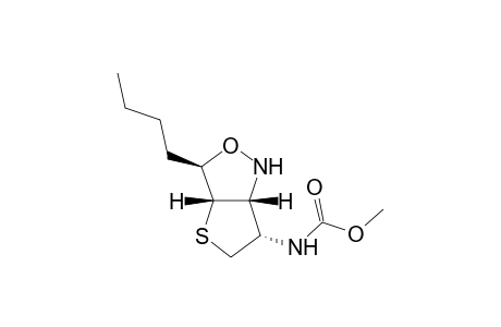 [3S-(3.beta.,3a.beta.,6.alpha.,6a.beta.)-3-butylhexahydrothieno[3,2-c]-isoxazol-6-yl carbamic acid methyl ester