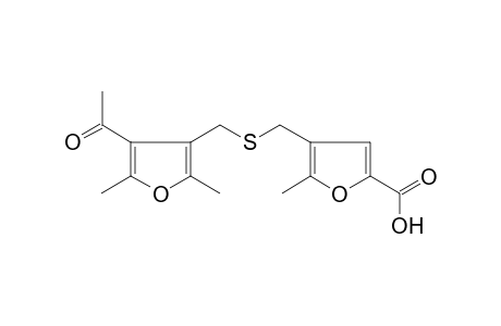 4-(([(4-Acetyl-2,5-dimethyl-3-furyl)methyl]sulfanyl)methyl)-5-methyl-2-furoic acid