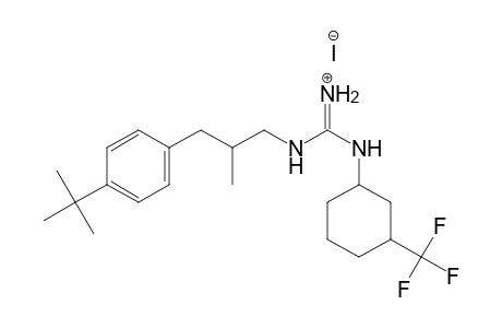 Guanidine, N-[3-[4-(1,1-dimethylethyl)phenyl]-2-methylpropyl]-N'-[3-(trifluoromethyl)cyclohexyl]-, monohydriodide