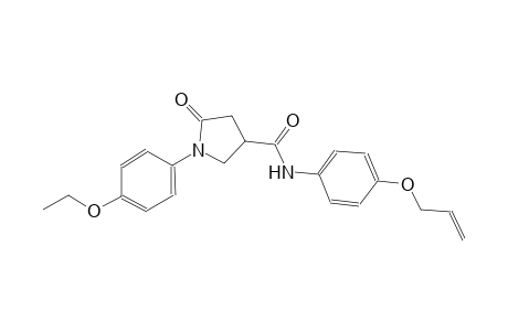 3-pyrrolidinecarboxamide, 1-(4-ethoxyphenyl)-5-oxo-N-[4-(2-propenyloxy)phenyl]-