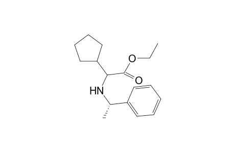 (2R)-Cyclopentyl-N-[(1S)-[phenylethyl]glycine ethyl ester