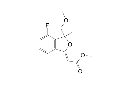 (Z)-7-Fluoro-3-methoxycarbonylmethylene-1-methoxymethyl-1-methyl-3H-isobenzofuran