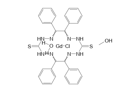 6,7,13,14-tetraphenyl-1,2,4,5,8,9,11,12-octaazacyclotetradeca-1(14),5,7,12-tetraene-3,10-dithione chlorogadolinium methanol hydrate