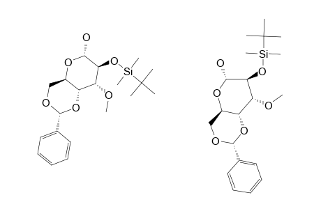 2-O-TERT.-BUTYLDIMETHYLSILYL-3-O-METHYL-4,6-O-BENZYLIDENE-ALPHA-D-ALTROPYRANOSIDE