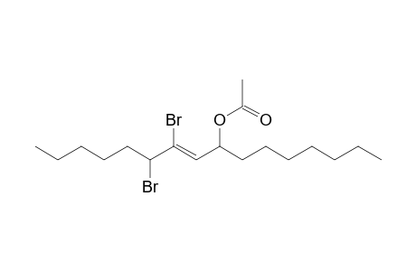 (Z)-3,4-Dbromo-1-heptyl-2-nonenyl acetate