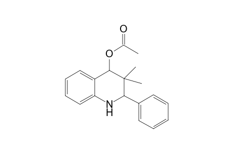 3,3-Dimethyl-2-phenyl-1,2,3,4-tetrahydro-4-quinolinyl acetate